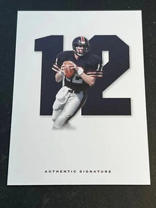 2012 Leaf Legends BLANK BACK PROOF MISSING AUTO 2 PIECES Jim Kelly # - Picture 1 of 4