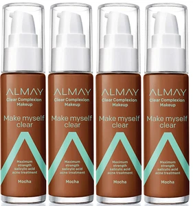 Almay Clear Complexion Make Myself Clear Makeup, Mocha #910, 1 oz (Pack of 4) - Picture 1 of 1