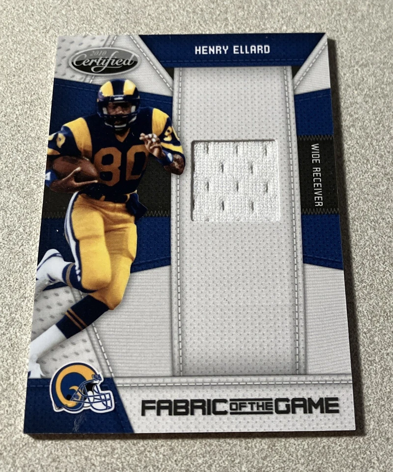 2010 Panini Certified Fabric Of The Game #64 Henry Ellard Rams /250 - Image 1 of 2