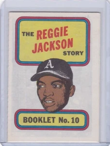 AM: 1970 Baseball Insert #10 The Reggie Jackson Story Oakland Athletics - NrMt - Picture 1 of 2