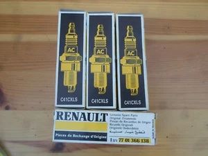Renault piece d'origine lot de 4 bougie C41CXLS 7701366138 C41 XLS - Picture 1 of 3