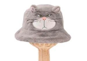 Disney Store Japón Cenicienta Lucifer Cubo Sombrero Esponjoso - Imagen 1 de 2