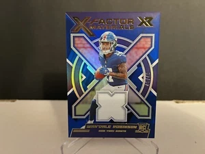 2022 NFL XR Wan'dale Robinson #XFM-WR blau (/49) X-Factor Materialien Rookie-Karte - Bild 1 von 2