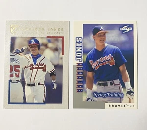 2000 Gallery & 1998 Score #16 RT258 Chipper Jones Baseball Card Lot HOF Braves - Picture 1 of 1