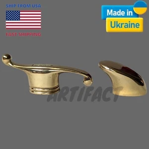 NEW Bronze Knife Pommel finka NKVD KGB Custom Handmade Rear Bolster Butt Cap - Picture 1 of 11