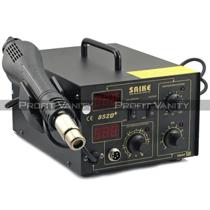 Neu SAIKE 852D+ 220V Eisen Solder Löten Heißluftpistole 2 in 1 Lötstation Rework - Bild 1 von 6