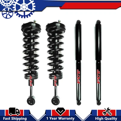 Juego completo de 4 amortiguadores delanteros y traseros FCS para Ford F-150 2004-2008 Foto 1 de 4