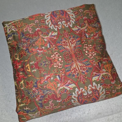 Funda nórdica Ralph Lauren GALAHAD Full Queen rojo verde cachemir satén Foto 1 de 4