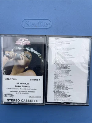 DONNA SUMMER LIVE & MORE CASABLANCA NBL57119 1978 USA 2x CASSETTE TAPE SET NEW - Image 1 of 4