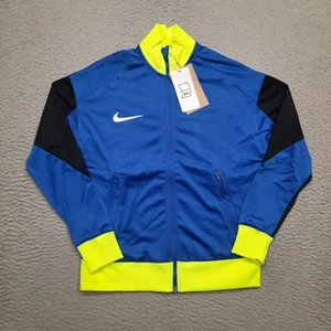 Nike Youth Strike 24 Drill Top Jacket Dri Fit Size Medium Royal Blue Volt FD7586 - Picture 1 of 8