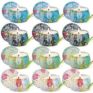 Citronella Candles Outdoor, 12Pack 52.8oz Natural Soy Wax Scented Citronella ... - Picture 1 of 7