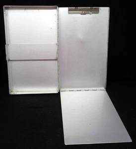 Vintage NEW ENGLAND BUSINESS SERVICE INC. Aluminum Portable Desk - Picture 1 of 5