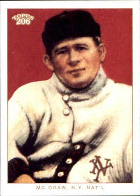 John McGraw 2002 Topps 206 #302 New York Giants ENVÍO GRATUITO AutographDen Foto 1 de 2