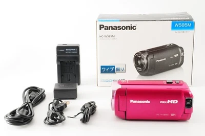 [Exc+5] Panasonic HC-W585M Pink FUll HD Camcorder Video Camera From JAPAN - Image 1 of 4