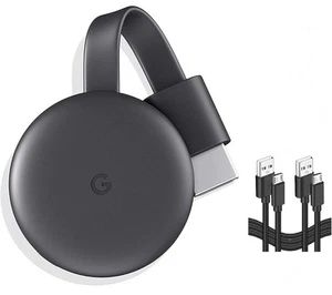 Google Chromecast - Dispositivo di Streaming con Cavo HDMI - Stream Spettacoli, Musica,... - Foto 1 di 9
