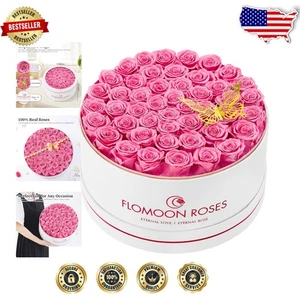 Elegante 47-teilige Forever Rose Geschenkbox - Ideal für jeden besonderen Anlass - Bild 1 von 8