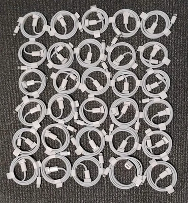 Lote De 30 Genuinos OEM Apple iPhone Lightning a USB Cable Cargador Cable 3FT Foto 1 de 2