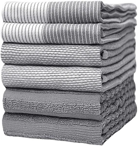 Premium Kitchen Towels (20”x 28”, 6 Pack) | Large Cotton Kitchen Hand Towel |... - Picture 1 of 6
