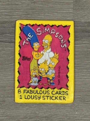 The Simpsons 1990 Topps Trading Cards  Wax Packs - Image 1 of 2