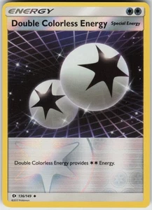 Played Reverse Holo Double Colorless Energy 69/73 Uncommon  Shining Legends - Picture 1 of 2