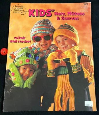 KID'S Hats, Mittens & Scarves to Knit & Crochet - American School of Needlework - Image 1 of 2