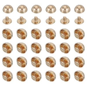 5/8 Zoll Kuppel-Spike-Nieten, 100 Sets, Pilz-Nagelkopf-Nieten mit rundem Kopf - Bild 1 von 7