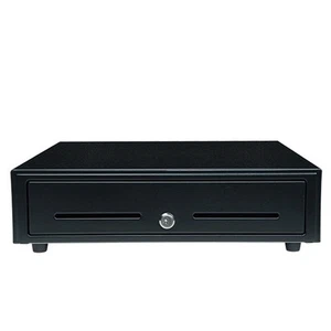 ZBS POS Point-Of-Sale KTM-410A Cash Drawer Black - NEW - Picture 1 of 4