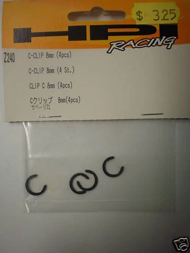 HPI C-Clip 8mm Savage 21 (4) Z240 NEW NIP - Image 1 of 1