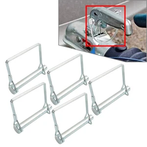 Shaft Lock Pin Trailer Tow Coupler Safety Snap Locking Pin With Anti-lost Rope - Picture 1 of 9