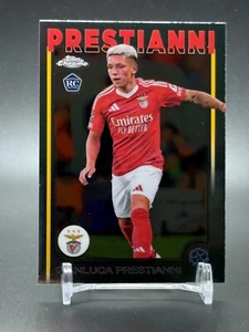 2024-25 Topps Cromo UCC Novato #36 GIANLUCA PRESTIANNI SL Benfica RC - Imagen 1 de 2