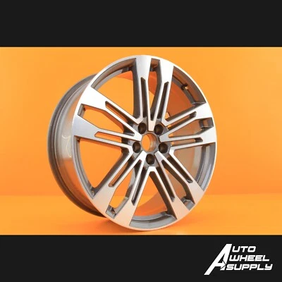 Audi Q5 2018-2020 Grey Machined 21" Inch OEM Wheel Rim 80A601025AC - Image 1 of 4