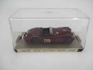 AV187 BRUMM ORO 1/43 1:43 JAGUAR XK120 3,5 HP160 1948 MILLE MIGLIA #729 REF R103 - Foto 1 di 9