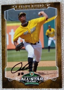 Tampa Bay Rays Felipe Rivero Vasquez 2012 Midwest League All-Star Card Auto - Picture 1 of 1