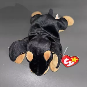Ty Beanie Baby "DOBY" Dog Original Stuffed Toy 1996 (All Tags) - Picture 1 of 2