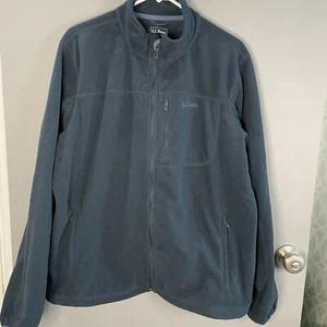 L.L. Chaqueta polar Bean para hombre L Polartec manga larga cremallera completa - Imagen 1 de 8