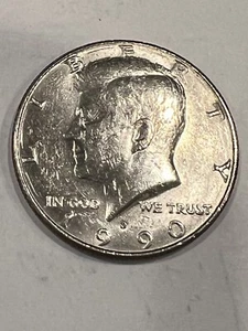 us münzen - JFK HALF DOLLAR -NICKEL- 1990 - Bild 1 von 2