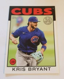 Topps 2021 Series 1 - Kris Bryant - Chicago Cubs - Topps 1986 Insert - Bild 1 von 2