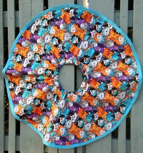 Girl's gathered elastic waist circular skirt, handmade, size 2, all cotton - Picture 1 of 5