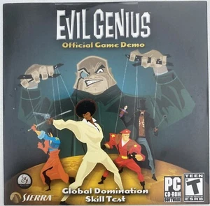 Evil Genius Demo Disc - Brand New & Factory Sealed PC CD-ROM Game Evil Genius - Picture 1 of 11