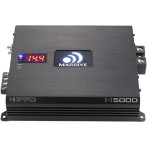 Amplificatore HIPPO audio auto monoblocco 5000 watt 1 ohm 1 canale audio massiccio - Foto 1 di 7