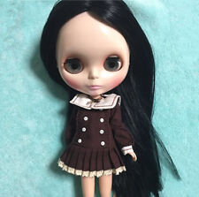 Takara 12" Neo Blythe Nude Doll Black Hair  from Factory TBY341