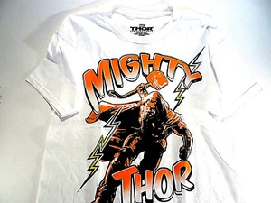 Camiseta Marvel Thor El Mundo Oscuro Blanca Mangas Cortas Niños Talla M (8) Nueva - Imagen 1 de 5