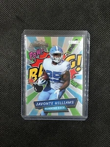 RARE ROOKIE CARD!! JAVONTE WILLIAMS- 2021 WILD CARD ALUMINATION - COMIX - Picture 1 of 2
