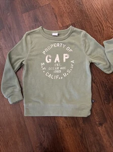 GAP BOYS Size 6-7 Crewneck  French Terry Sweatshirt - Picture 1 of 3