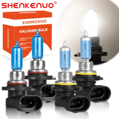 Kit de faros halógenos bombilla combinada 9005+9006 para GMC Canyon 2004 2005 2006-2012 Foto 1 de 4