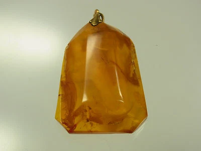 Butterscotch Egg Yolk Amber Bernstein Anhänger 13,0 Gramm aus Bernsteinsammlung - Bild 1 von 4