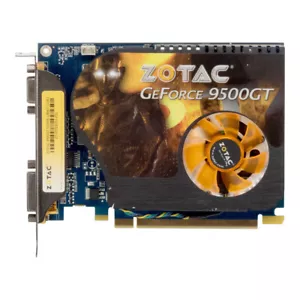 Graphics Card Pcie ZOTAC Nvidia Geforce 9500 Gt 512MB ZT-95TEH3M-FSL - Picture 1 of 3