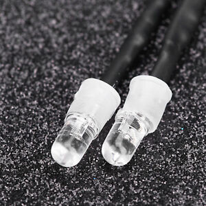 2PCS 5mm Headlights RC Accessory LED Lights For RC Car (12 Red Light)