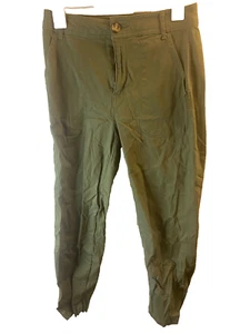 Elizabeth and James Womens green casual pants size 2 straight Neutral 99% cotton - Picture 1 of 14