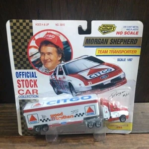 Road Champs Morgan Shepherd Wood Brothers 21 1992 Team Transporter 1:87 #3010 - Picture 1 of 8